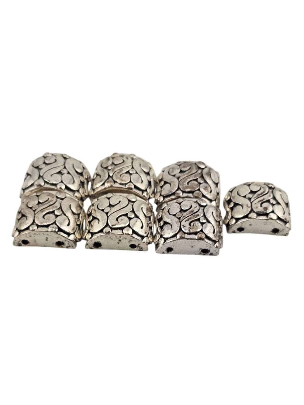 Brighton Metal & Blue Sodalite Stone Bead Set Craft Project Piece - Picture 3 of 5